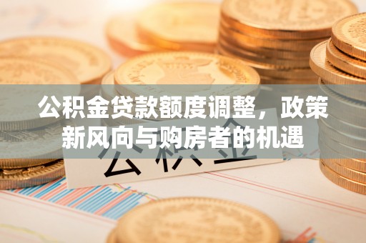安南公积金贷款额度调整，政策新风向与购房者的机遇