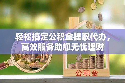 安南轻松搞定公积金提取代办，高效服务助您无忧理财