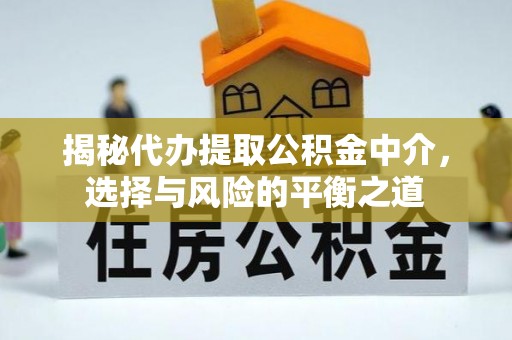 安南揭秘代办提取公积金中介，选择与风险的平衡之道