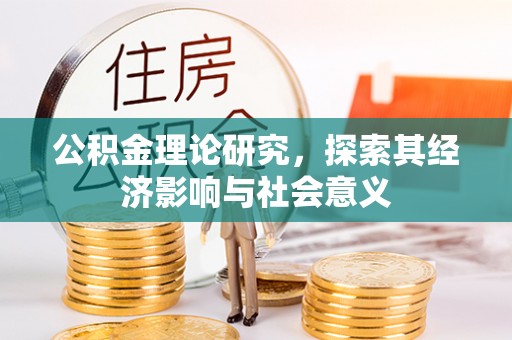 安南公积金理论研究，探索其经济影响与社会意义
