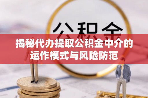 安南揭秘代办提取公积金中介的运作模式与风险防范